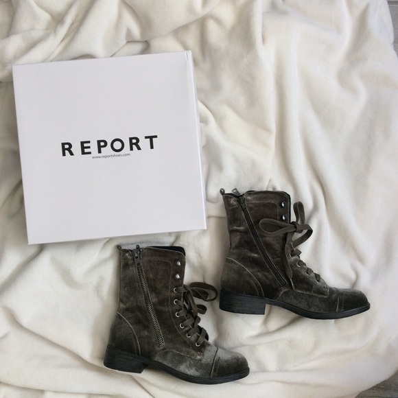 report combat boots
